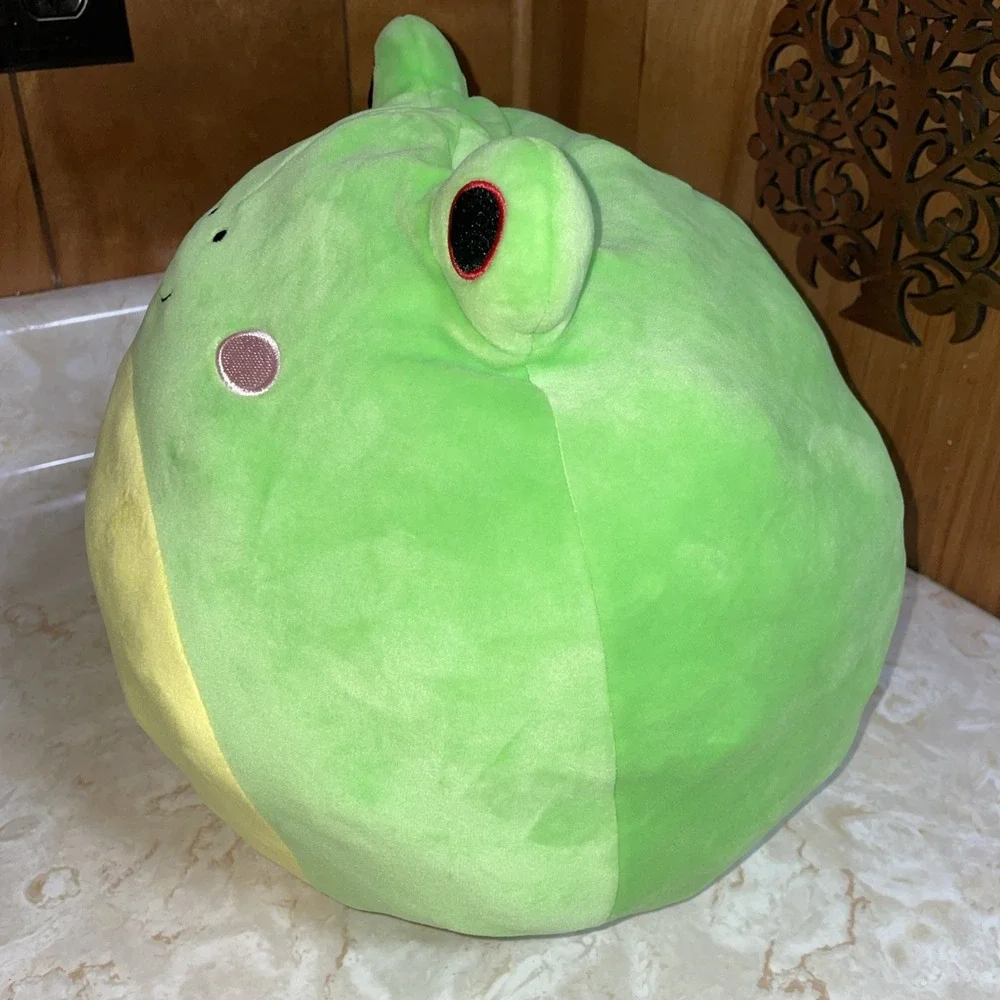 Squishmallow Flip A Mallows Green Frog‎ Hippo Plush Reversible